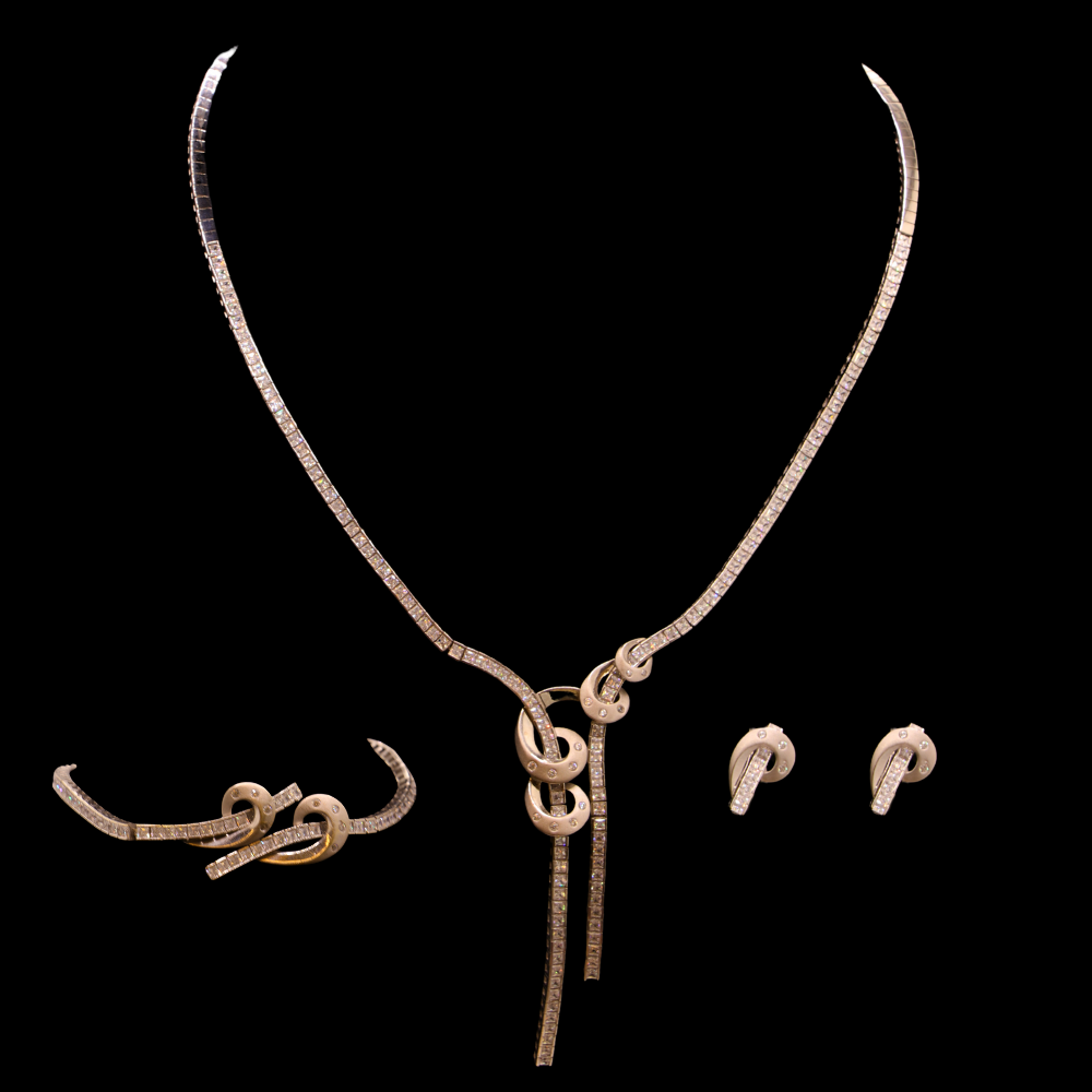 18K Gold Necklace Set